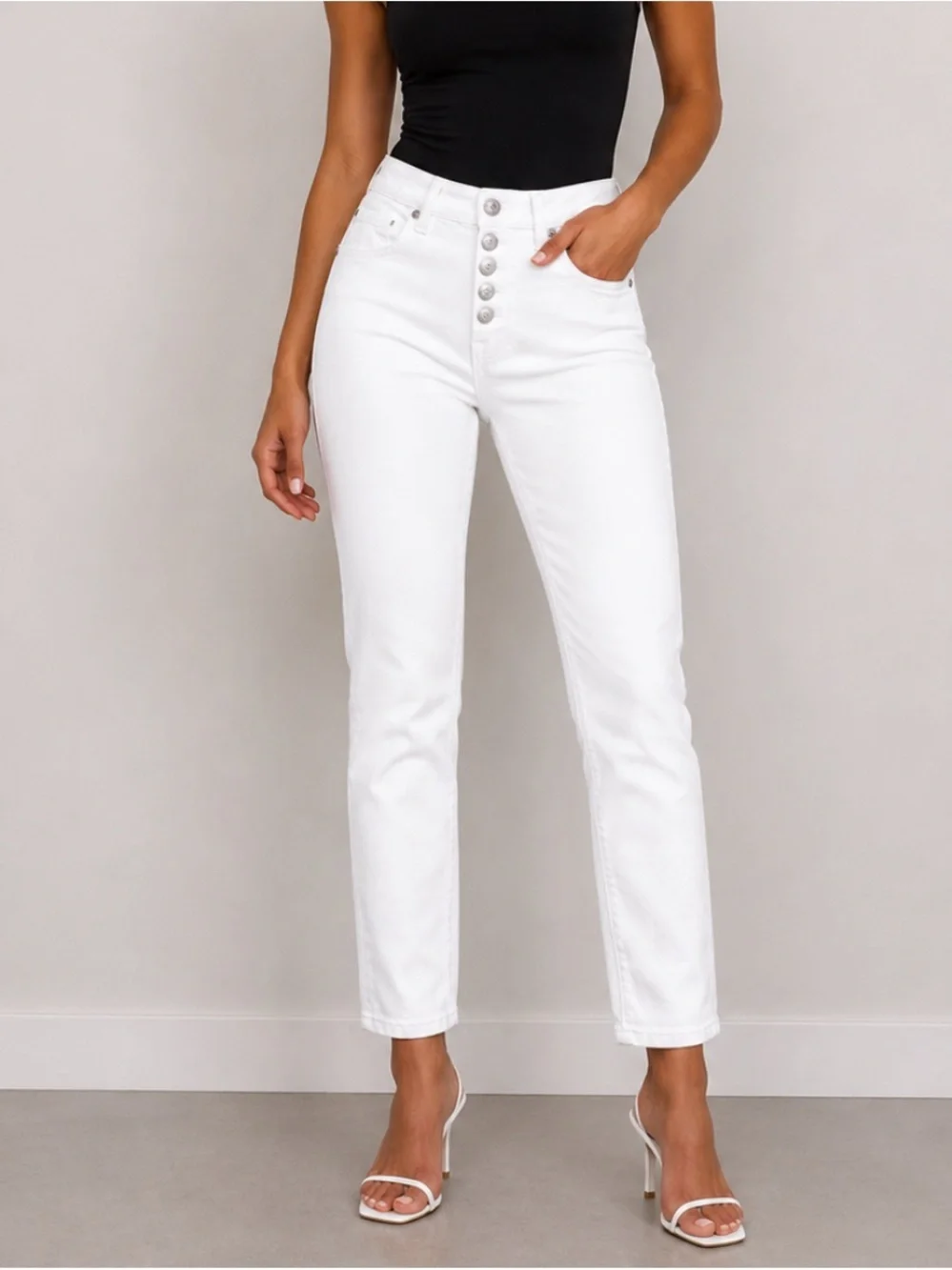 Veronica Beard Debbie Ankle High-Rise Skinny Jeans - Picture 1 of 11